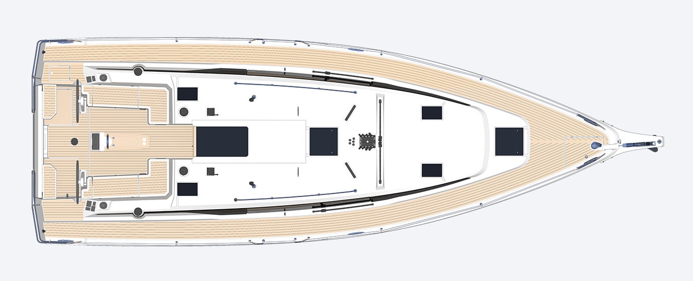 BAVARIA C42 Layout
