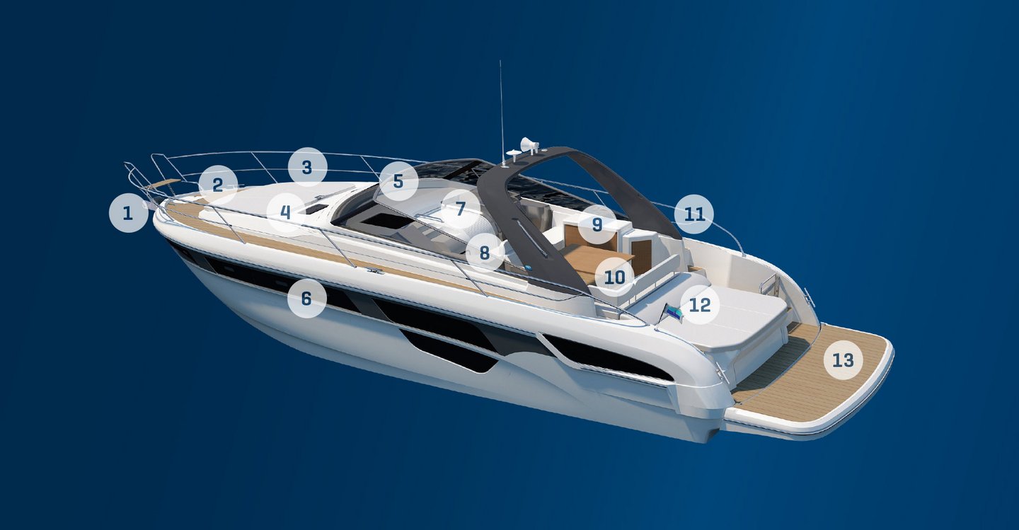 BAVARIA Motorboot S45