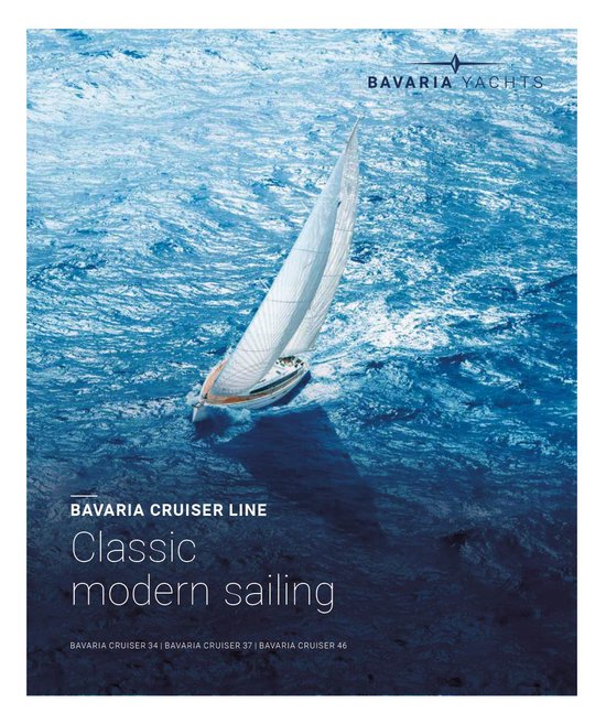 BAVARIA Broschüre Segelboot Cruiser-Line